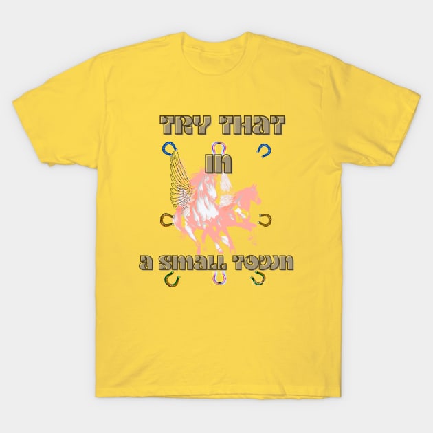 Try that in a small town T-Shirt by LuluCybril